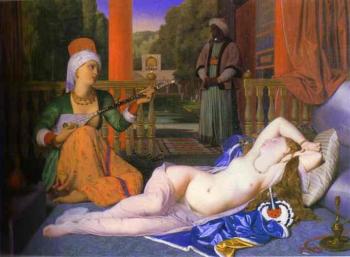 讓 奧古斯特 多米尼尅 安格爾 Odalisque with Slave